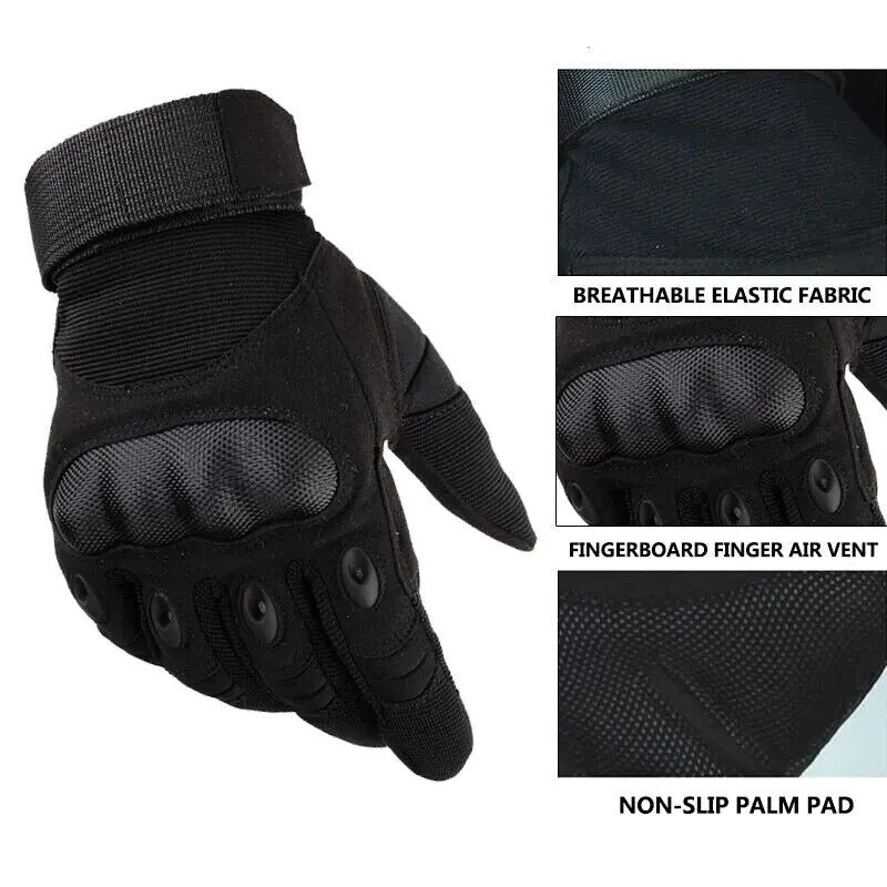 Tactical Motorcycle Motocross Full Finger Gloves Motorbike Riding Racing Mittens